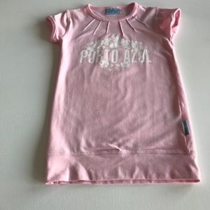 NWOT - Pink Floral Tshirt Dress - size 4/5T